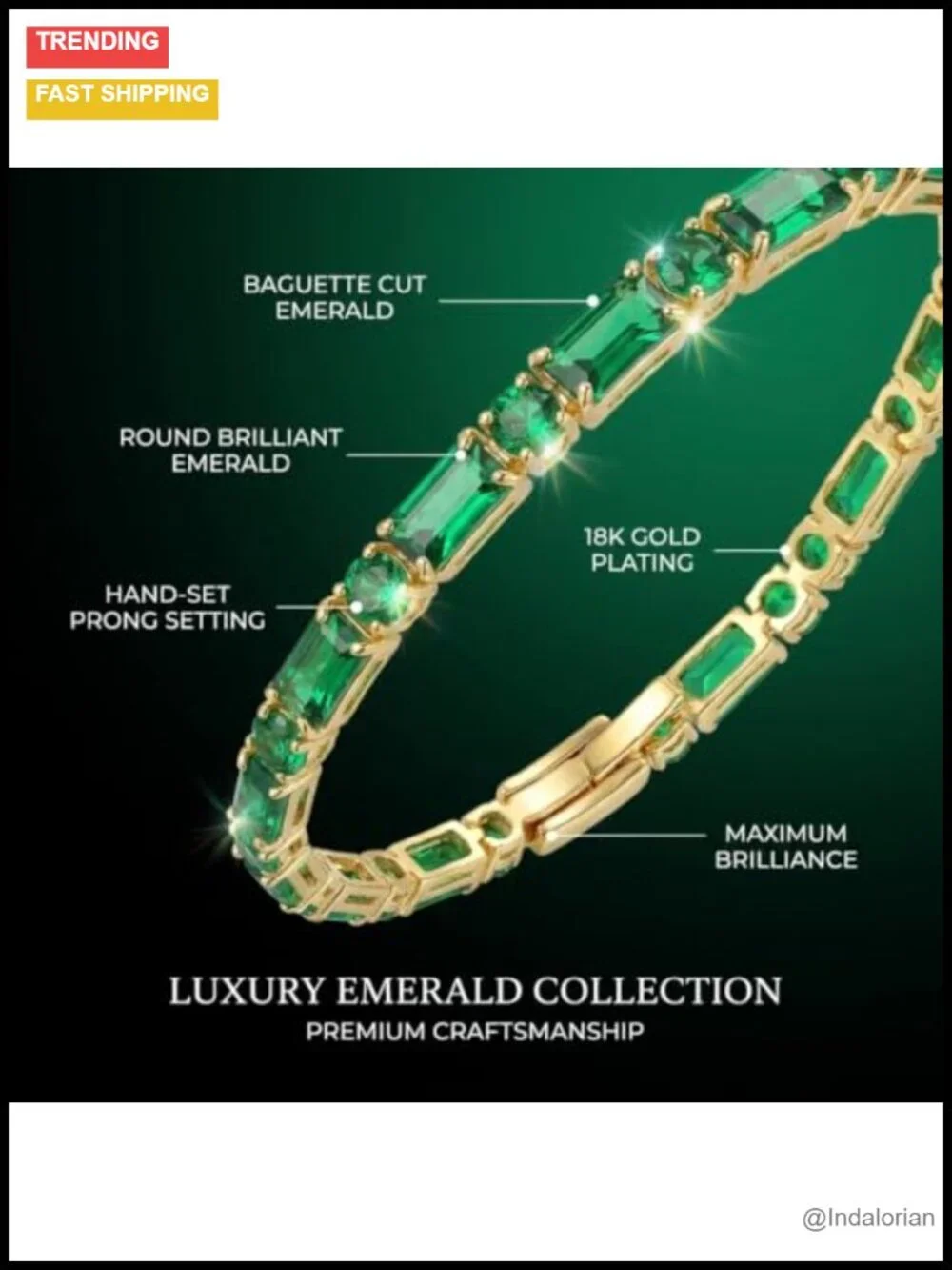 Cubic Zirconia Tennis Bracelet 7 Inch Titanium Steel Women's Jewelry